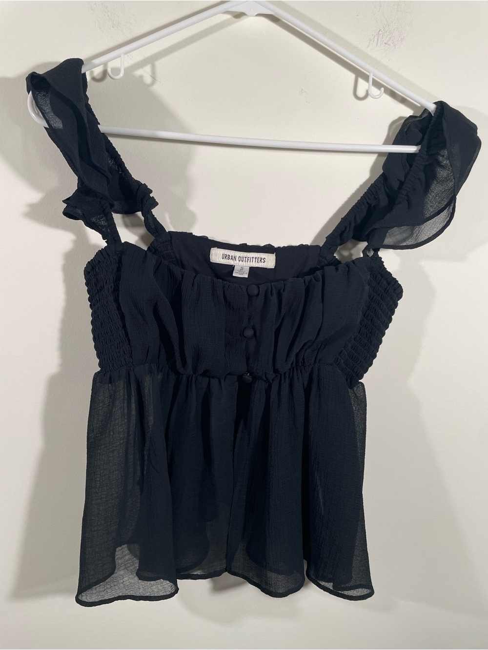 Urban Outfitters ruffled crop top S